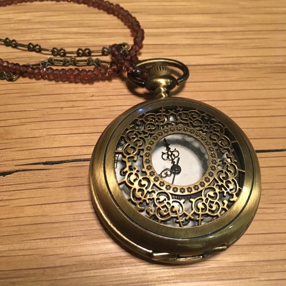 Vintage Accessories Vintage Pocket Watch Necklace Poshmark